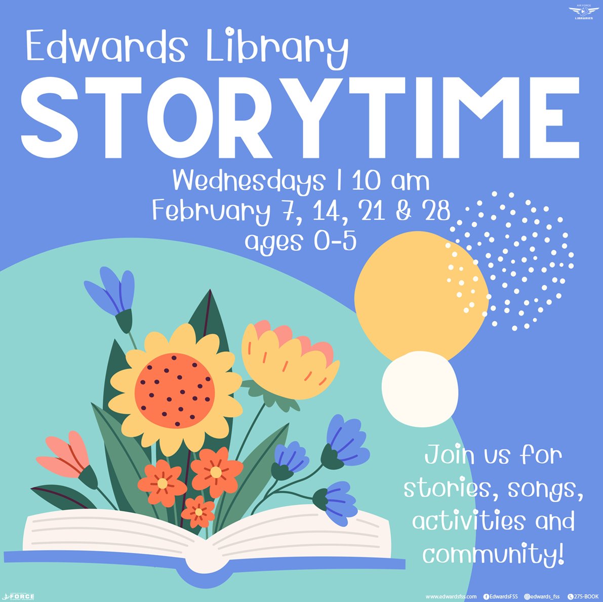 Storytime at Edwards AFB Library