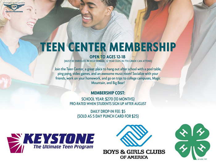 Teen Center Membership