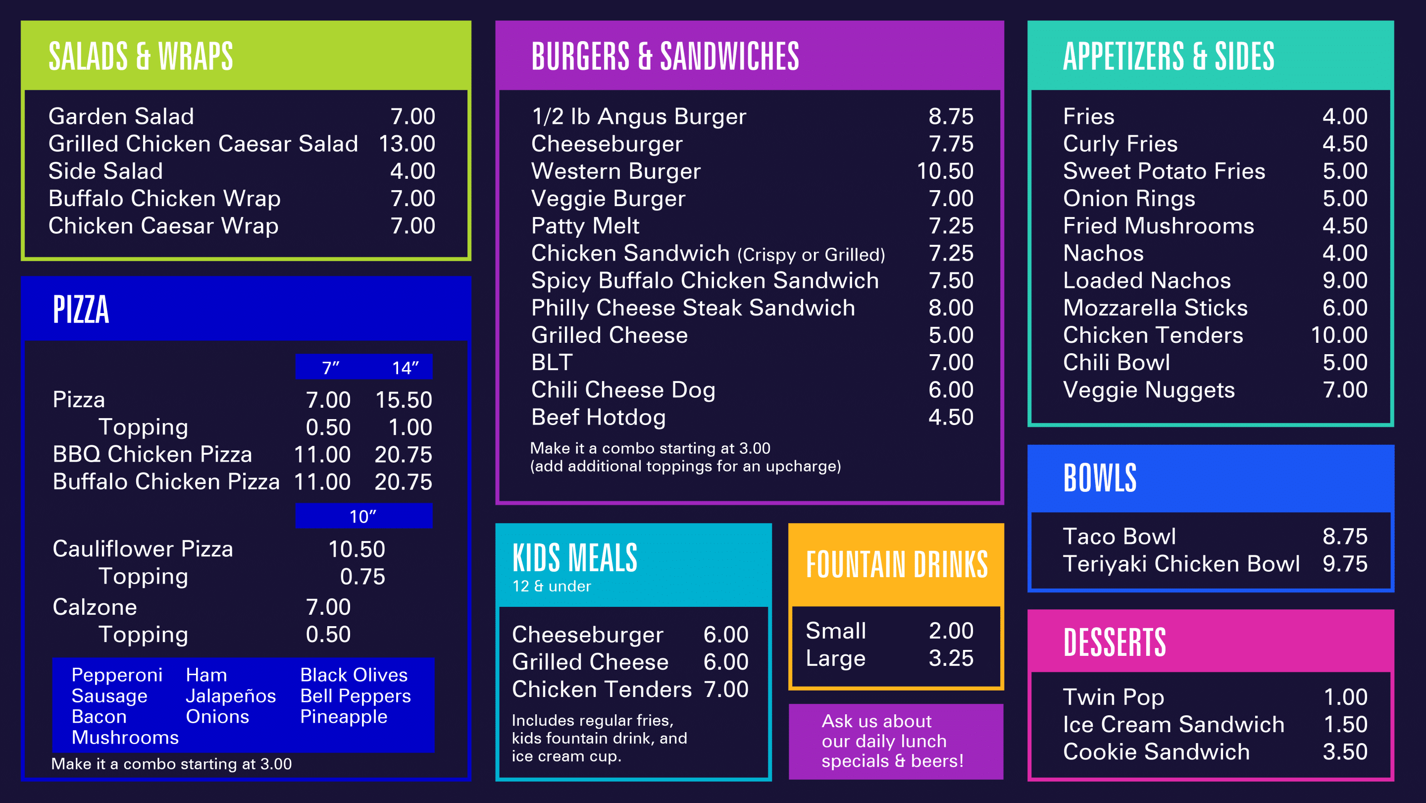 Strike Zone Snack Bar | 412th Force Support Squadron